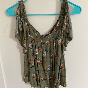 Target Xhilaration off the shoulder floral top